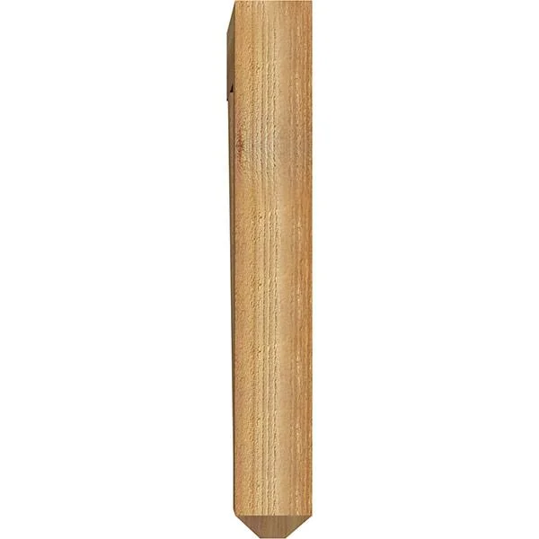 Ekena Millwork BKT04X20X28THR04RWR 4x22W x 20x22D x 28x22H Thorton Craftsman Rough Sawn BRACKET, Western Red Cedar