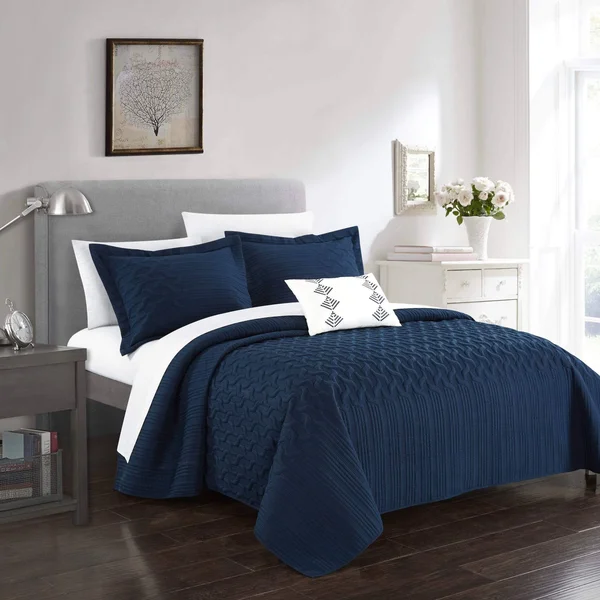 Chic Home Shalya Quilt Set - Blue - Twin
