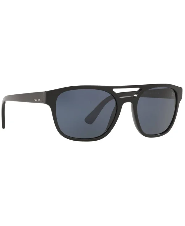 Prada Sunglasses Heritage PR 23VS 1AB0A9 Black - Blue