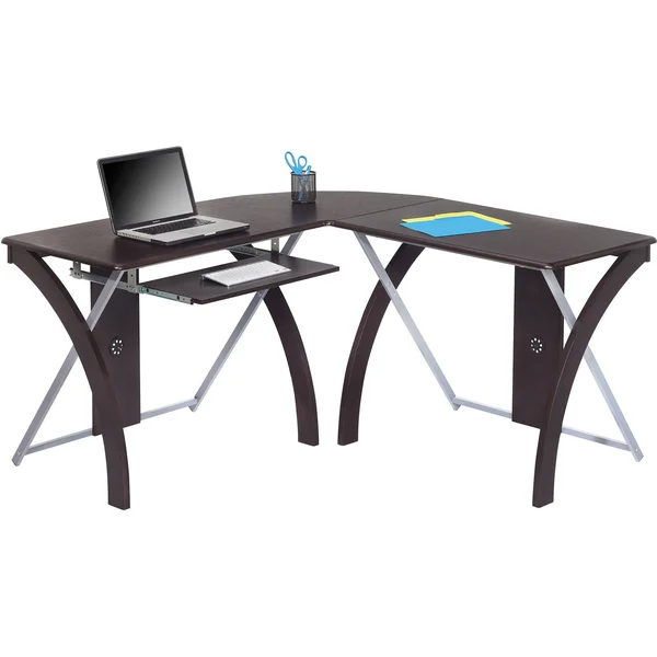 Office Star X-text L-Shaped Computer Desk