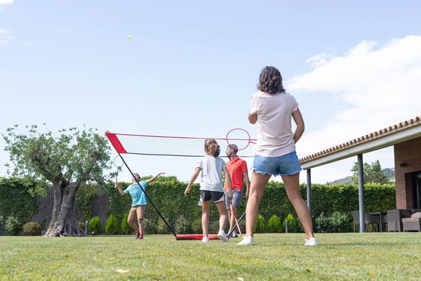 Perfly Easy Set, Badminton, 118x22 in Cyan