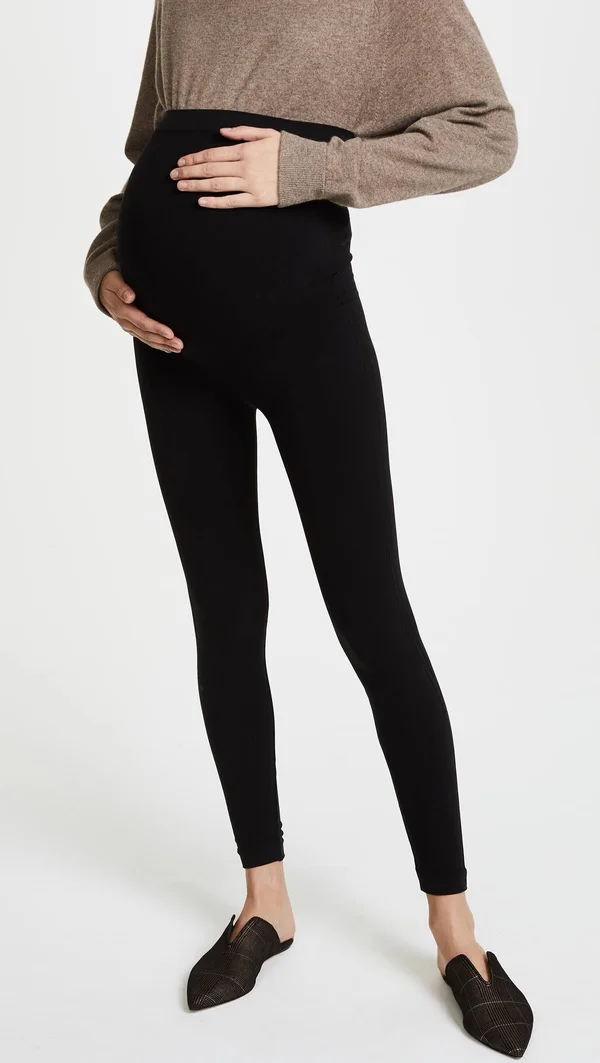 Spanx Mama Look at Me Now Seamless Leggings - Very Black