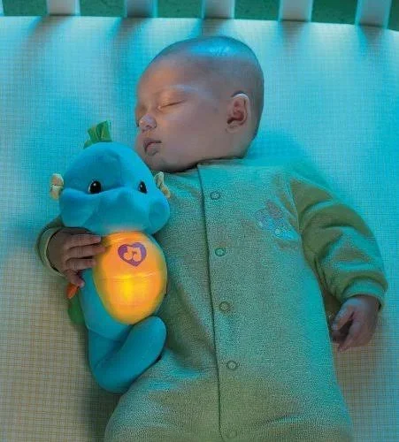 Fisher-Price Soothe & Glow Seahorse - Blue