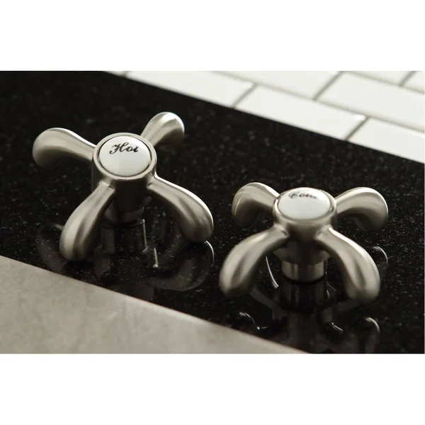 Kingston Brass Ks1271txbs French Country Kitchen Bridge Faucet with Brass Sprayer, Chrome