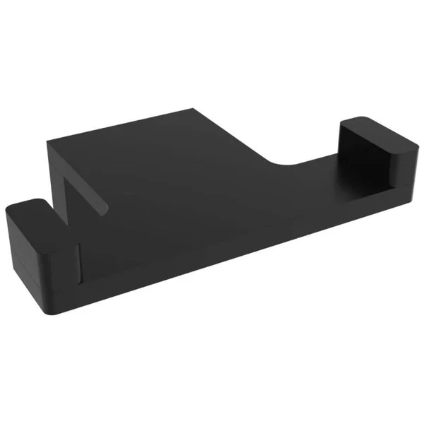 ICO Bath V6122 Volkano Ash Double Towel Hook - Black