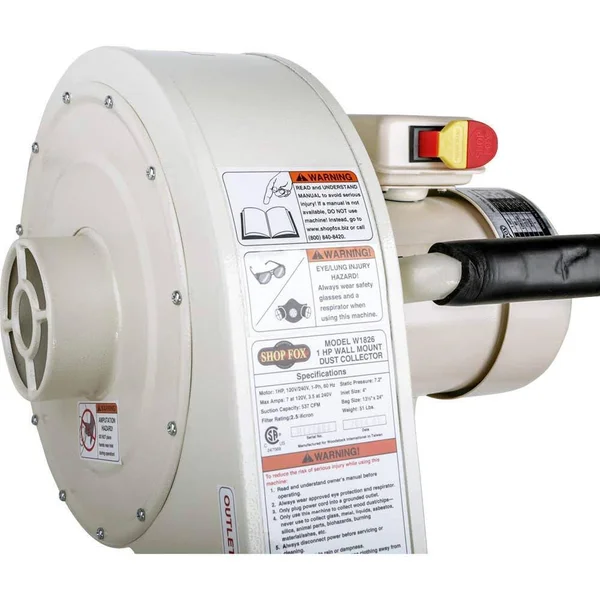 Shop Fox W1826 Wall Dust Collector