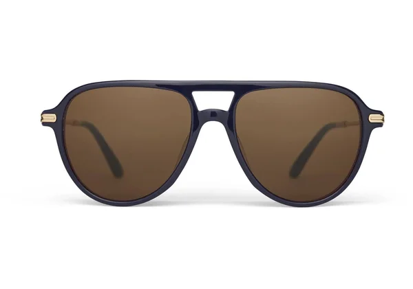 Toms Beckett Navy Multi Lamination Brown Polarized Lens