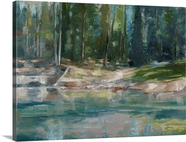 Northwestern Lake II - Canvas Wall Art, 48x36, Great Big Canvas
