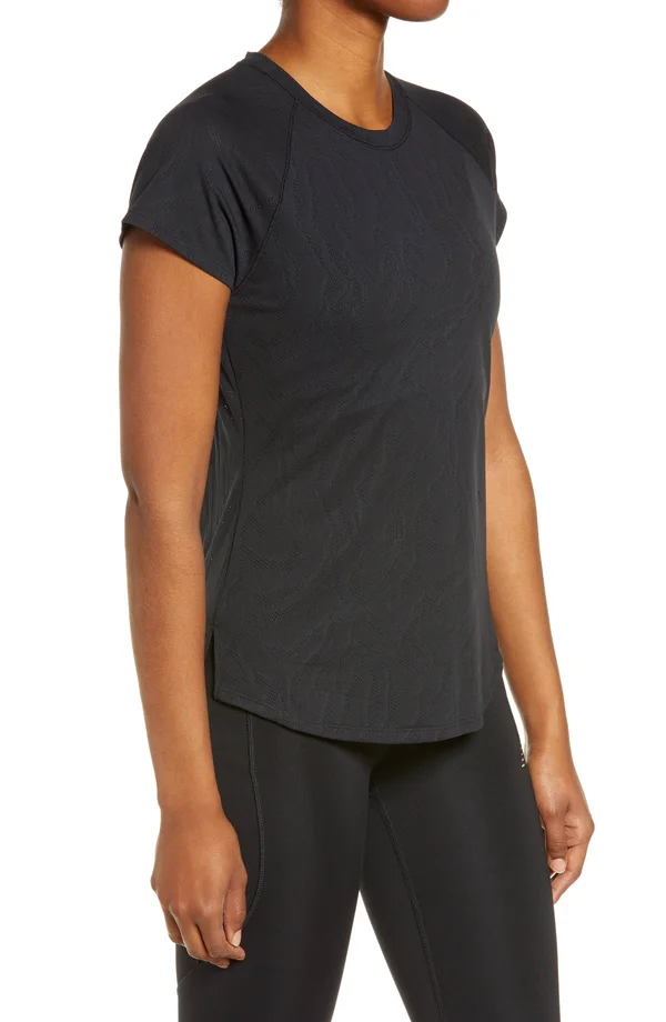 New Balance Q Speed Fuel Jacquard T-Shirt - Blue - XX-Large