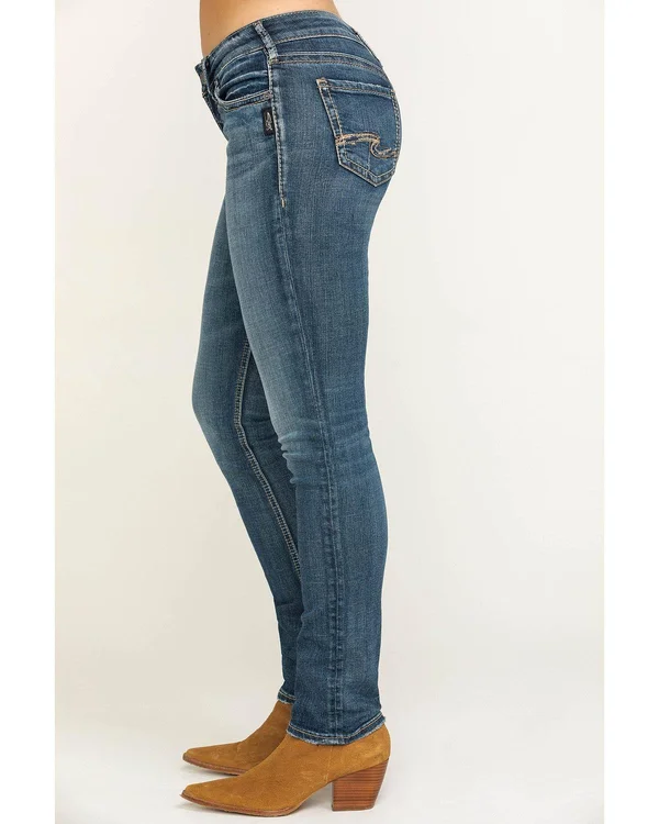 Silver Women's Suki Straight Indigo Jeans