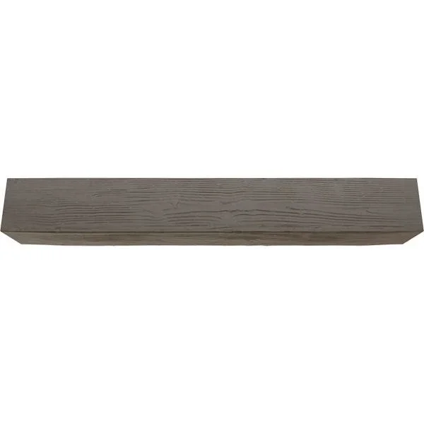 Ekena Millwork BMSD2C0080X060X120HD 8x22W x 6x22H x 10&L 2-Sided (L-beam) Sandblasted Endurathane Faux Wood Ceiling Beam - Natura