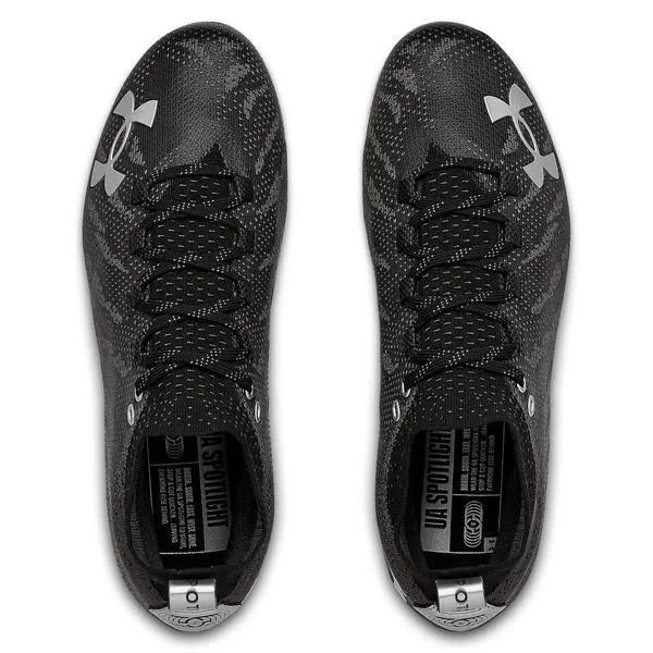 Under Armour Men's Spotlight Lux MC Football Cleats - Black - 13.5