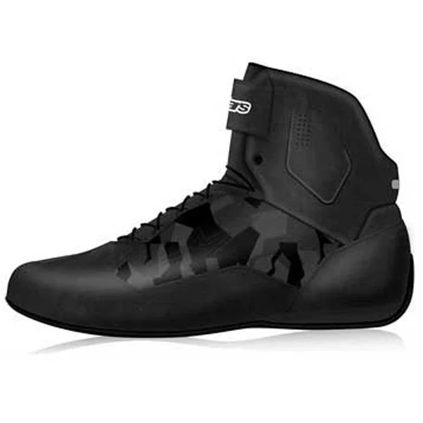 Alpinestars Faster-3 Black Gray Camo Red Fluo Motorcycle Shoes