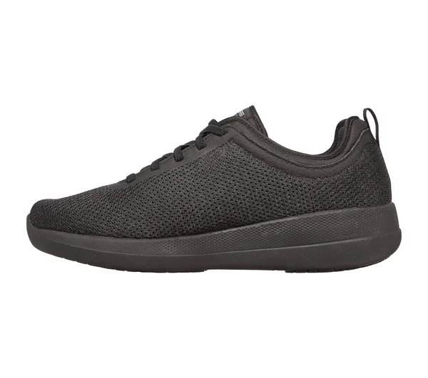 Skechers Men's GOwalk Stability Progress Vegan Sneaker, Black