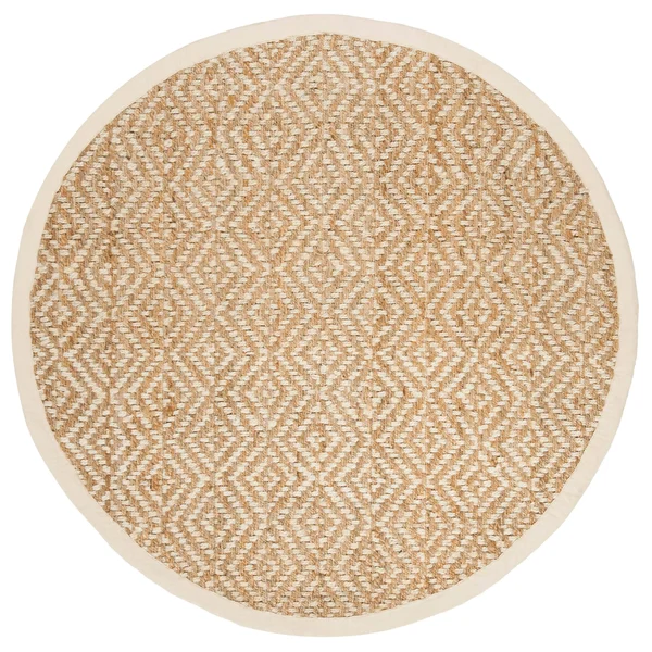 Safavieh Natural Fiber NF266D Area Rug Tropical Blue - Natural 8& x 10& Rectangle
