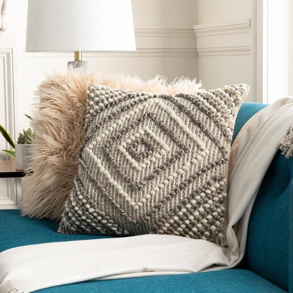 Decor 140 Archer Throw Pillow - White, 18x18