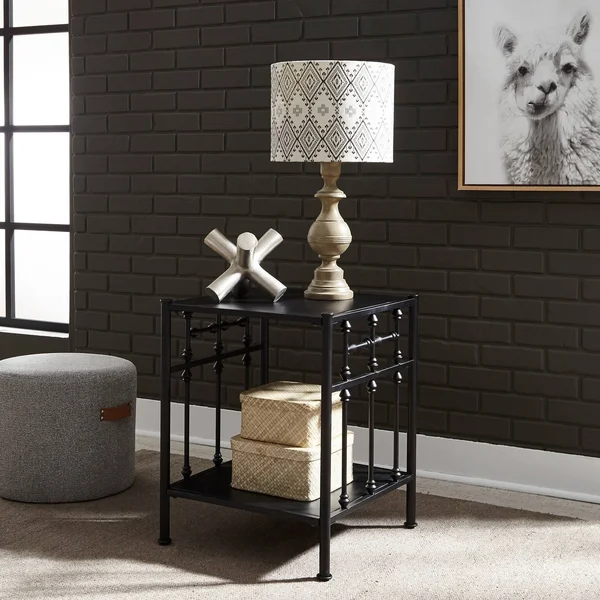 Liberty Furniture Vintage Series Open Night Stand -Black