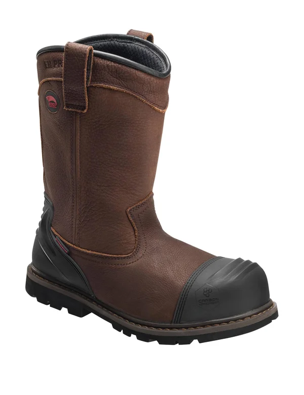 Avenger Men's Waterproof Wellington Work Boot Composite Toe Size 17-W Brown