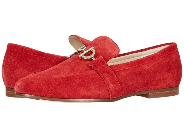 Cole Haan Modern Classics Loafer Women's Shoes Red Dahlia Suede : 7 B