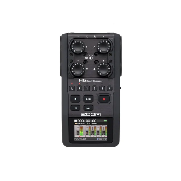 Zoom H6 Handy Recorder with Interchangeable Microphone System