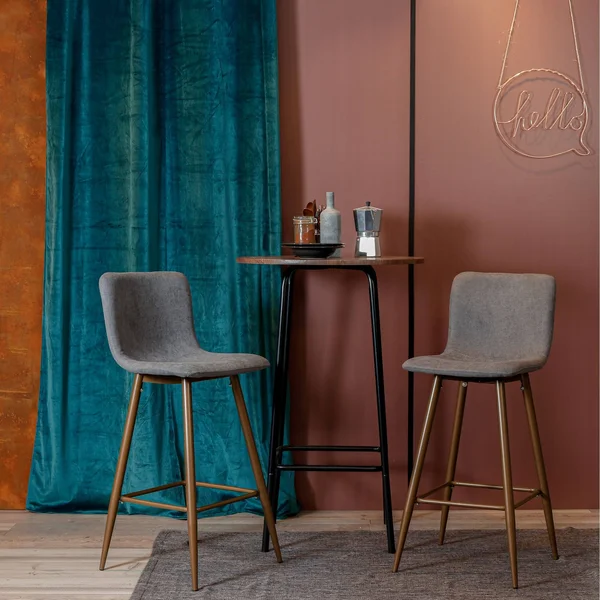 Furniturer Scargill 29x22 Bar Stool Color: Mint