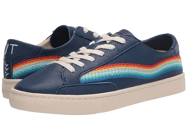 Soludos Rainbow Wave Sneaker - Marine Blue - 8.5