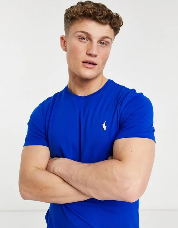 T-Shirt Polo Ralph Lauren Custom Fit Blue Man - XL
