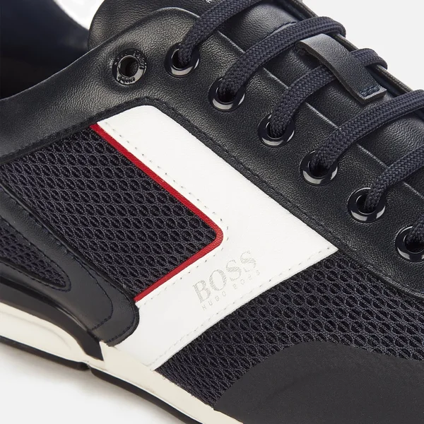 Boss Saturn Lowp Trainers Navy