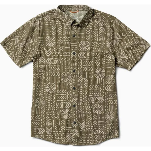 Roark Bless Up Mechanical Stretch Shirt - Forest - X-Large
