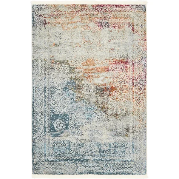 Unique Loom Marimelena Baracoa Rug - Multi (4& 3 x 6& 0)