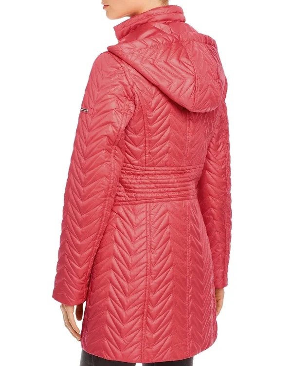 Via Spiga Zig Zag Quilted Jacket