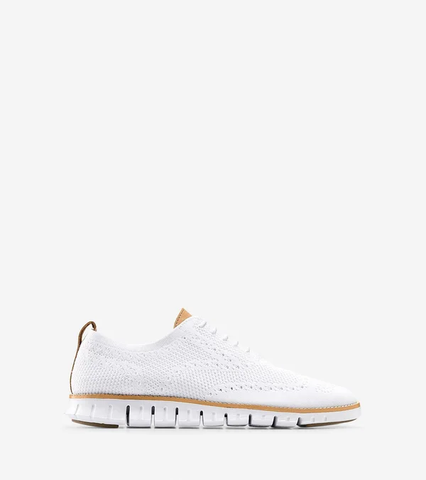 Cole Haan Zerogrand Stitchlite Wingtip Oxford - Men's - White