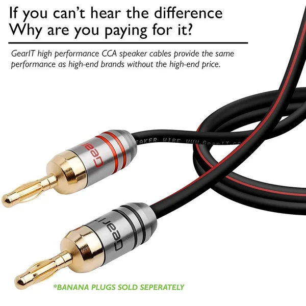 12AWG Speaker WIRE - Gearit Pro Series 12 Gauge Speaker Wire Cable 200 Feet, Use