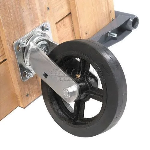 Hardwood Deck Platform Truck 48 x 24 2400 lb. Capacity 8x22 Rubber Casters 952501
