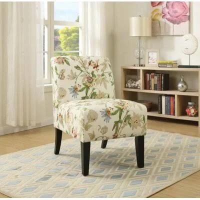 Vegamwala 23x22 Wide Polyester Slipper Chair Red Barrel Studio