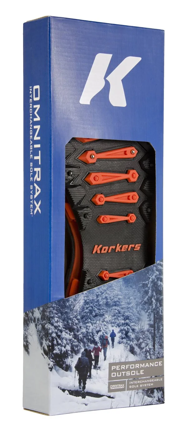 Korkers OmniTrax V3.0 IceTrac - 13 - Black - Orange