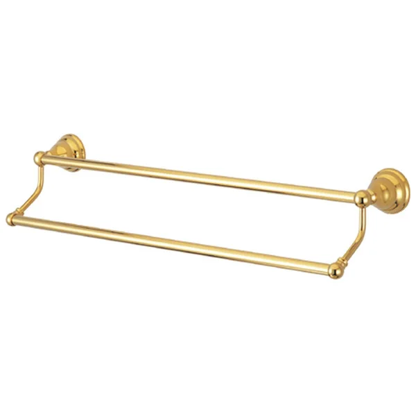 Kingston Brass BA5563C Royale 24x22 Dual Towel Bar, Polished Chrome