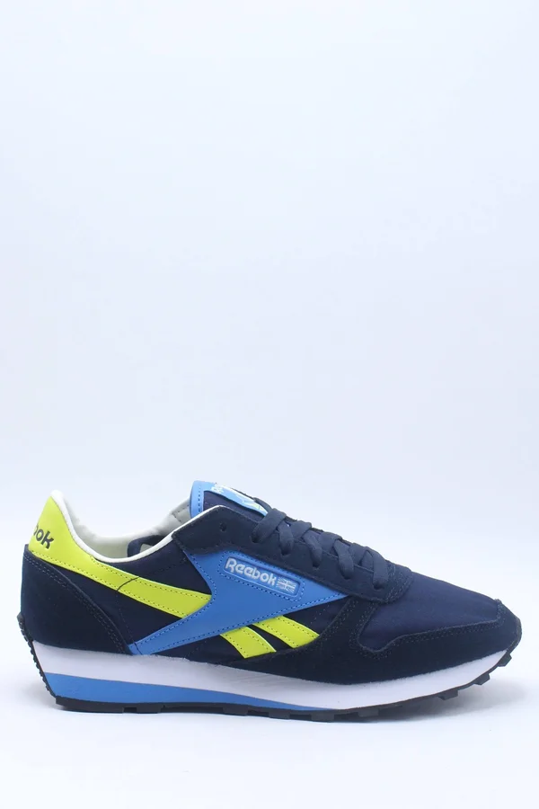 Reebok CL Leather AZ Sneaker - Women's - Navy/Blue/Green - Size 12