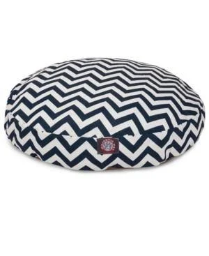 Majestic Pet Chevron Yellow Small Round Pet Bed