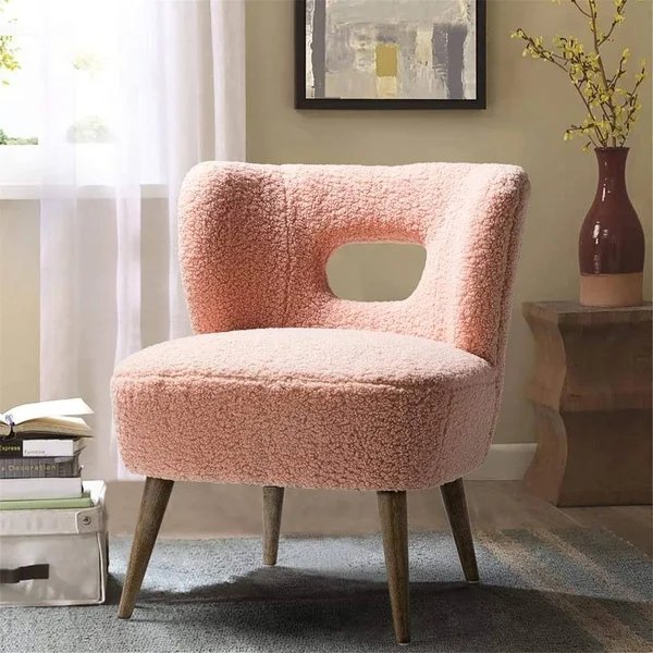 14karat Home Mini Vegan Wingback Chair - Mustard, Size: Medium, Yellow