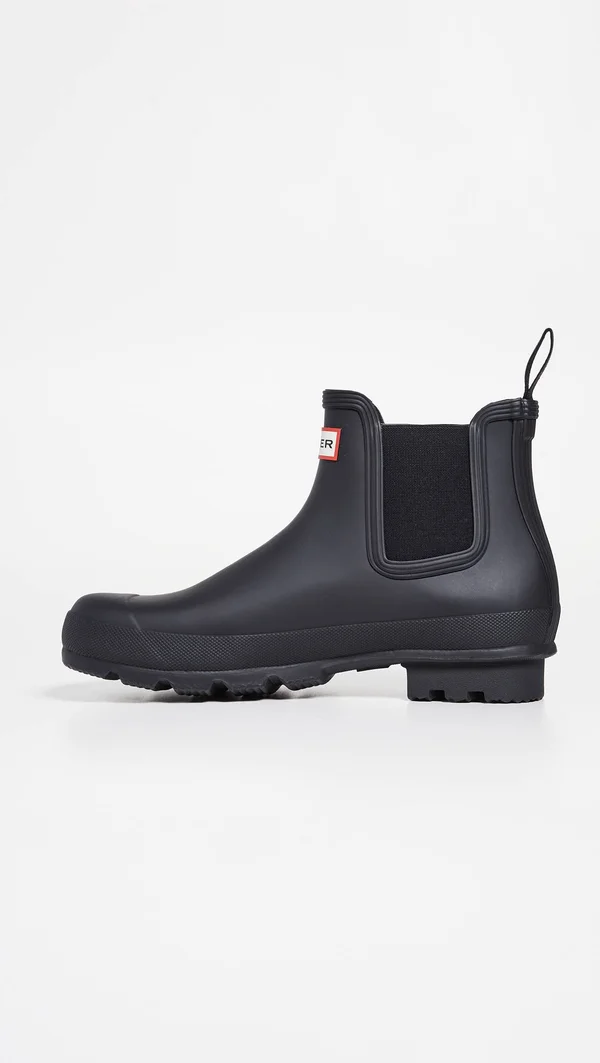 Hunter Original Chelsea Boot (Black) Men's Boots