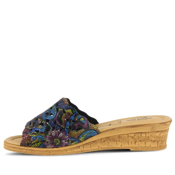 Spring Step Estella Slide Sandals - Size 36 - Blue