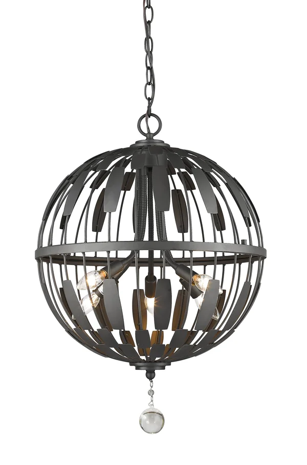 Z-Lite 430B18-BRZ Almet 5 Light Pendant Bronze