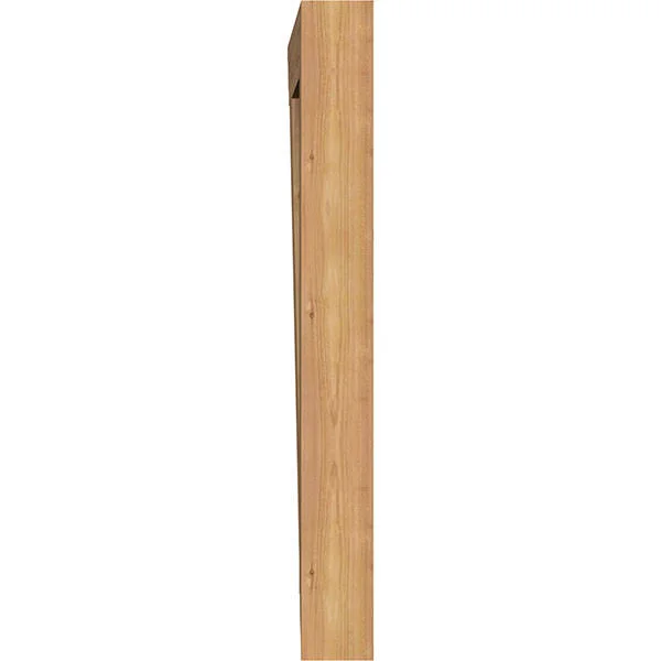 Ekena Millwork BKT04X28X32MRC01SWR 3 1/2x22W x 28x22D x 32x22H Merced Traditional Smooth BRACKET, Western Red Cedar