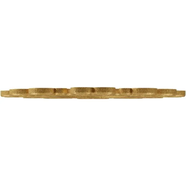 Ekena Millwork CMPP28RESGO 28x22OD x 10 3/4x22ID x 3/4x22P Reims Architectural Grade PVC Pierced Ceiling Medallion - Gold