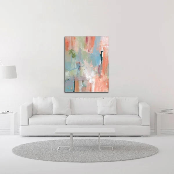 16x22 x 12x22 Desert Living 2 by Jan Weiss Print on Canvas