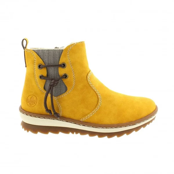 Rieker Z8691-68 Yellow 37 EU Womens Ankle Boots