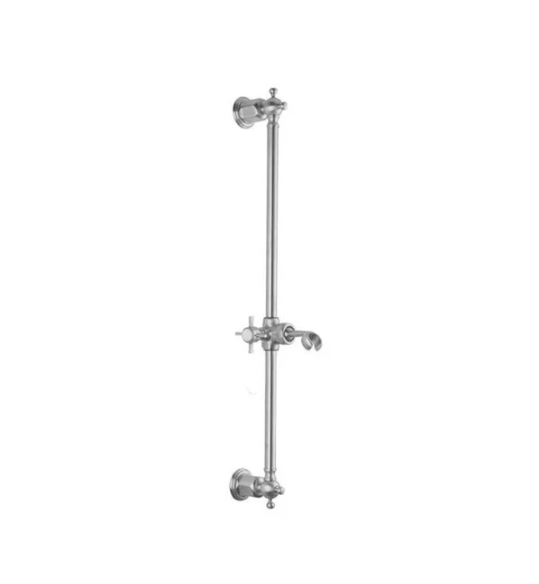 California Faucets SB-42-GRP Universal Graphite Wall Mounted Slide Bar