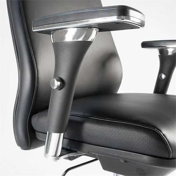 Move 40 Series Mid Back Leather Executive Office Chair in Black - Bonded Leather - M4CH1602BLL-Z