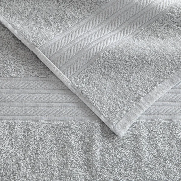 Great Bay Home Eco-Friendly Anti-Microbial 6 Piece Towel Set Blue